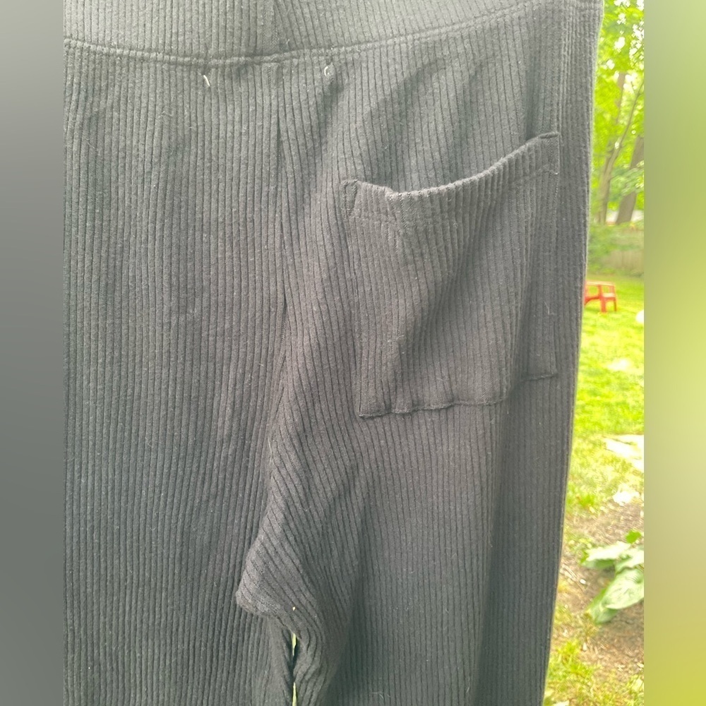 Electric & Rose Ribbed Split Leg Rayon Pant - Picture 3 of 7